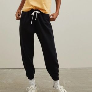 Everlane faded black XS joggers.